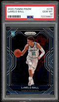LaMelo Ball Rookie Card 2020-21 Panini Prizm #278 PSA 10