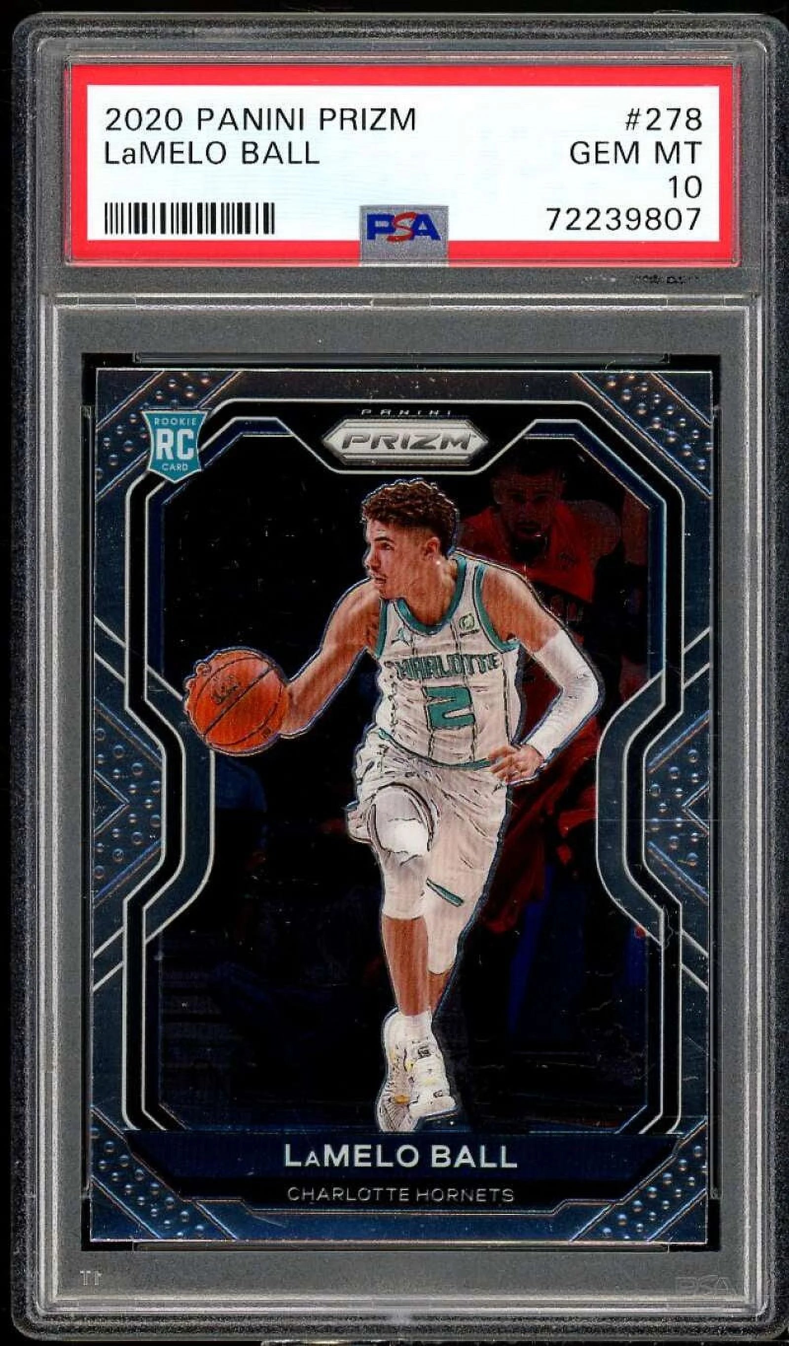 LaMelo Ball Rookie Card 2020-21 Panini Prizm #278 PSA 10
