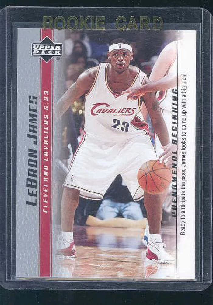 2003 Upper Deck Phenomenal Beginning #19 Ready to Anticipate Lebron James Rookie