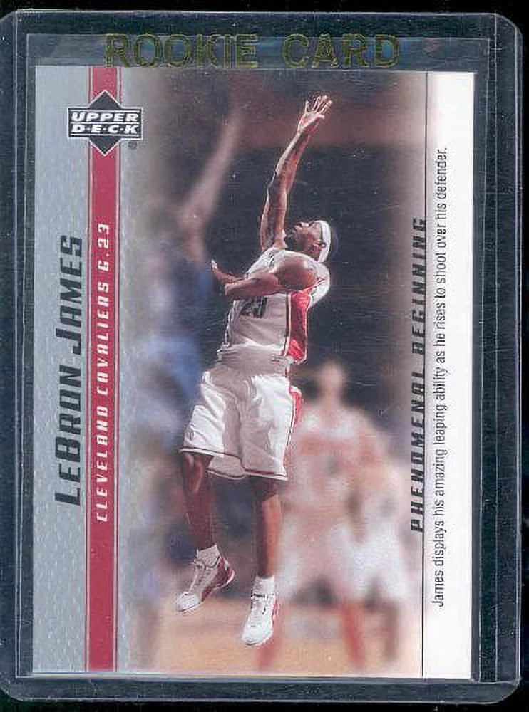 2003 Upper Deck Phenomenal Beginning #12 Lebron James Leaping Ability Rookie