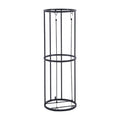 AMLESO Football Ball Rack, Basketball Storage Rack Basket Steel Shelf Garage Basketball Storage Shelf, Vertical Ball Storage Holder