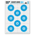 Sight Seer Blu - Paper Bullseye Shooting Targets - 19x25 (20 Pack)