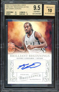 Kawhi Leonard Rookie 2012-13 Panini Brilliance Autos #37 BGS 9.5 (10 9 9.5 10)