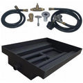 15 in. 14GA Powder Coated Burner Island Kit, Liquid Propane