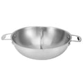 Hot Divider?Dekaim Hot Pot Stainless Steel Shabu Cooker with Dividers Cooking Saucepans Without Cover