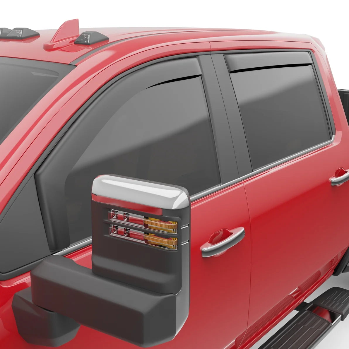 Egr 571665 Slimline In Channel Windowvisors Set Of 4 Fits select: 2022 CHEVROLET SILVERADO K2500 HEAVY DUTY LT, 2020 CHEVROLET SILVERADO C2500 HEAVY DUTY