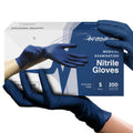 FifthPulse Navy Nitrile Disposable Gloves - 200 -S-Powder and Latex Free - Surgical Medical Gloves