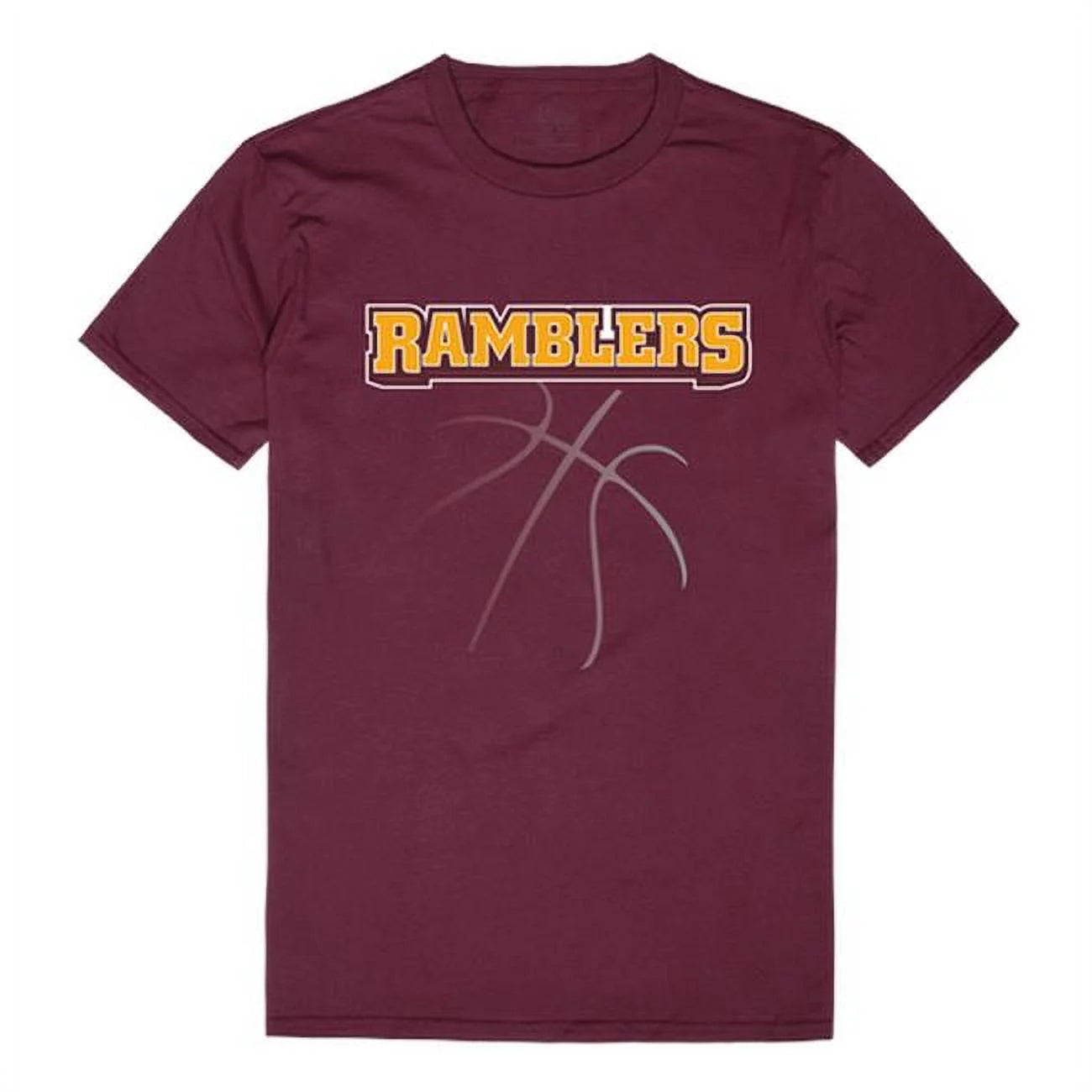 W Republic 510-333-327-02 Loyola University Chicago Men Basketball T-Shirt, Maroon White - Medium