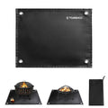 Tomshoo Fireproof Mat for BBQ Grills Waterproof Ember Mat for Use